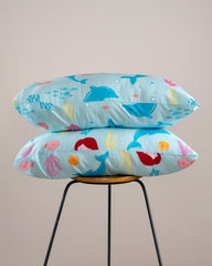 Kids Bed Sheet - King Size - Baby Blue