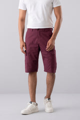 Regular Fit Solid Shorts