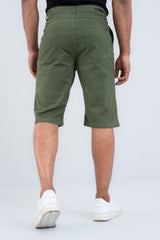 Regular Fit Solid Shorts