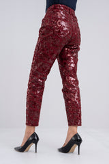 Sequin Twill Pants - Bling