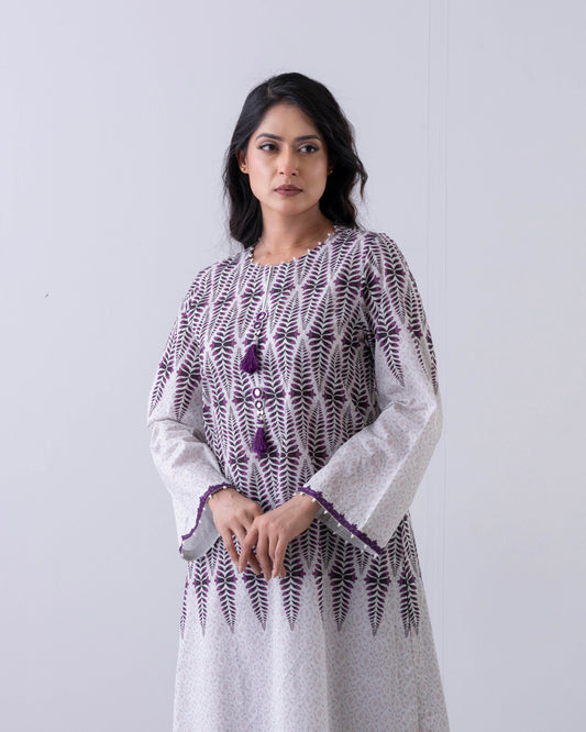 Smart Fit Printed Two-Piece Ethnic Set