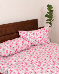 Bed Sheet - Rose Pink (Single Size)