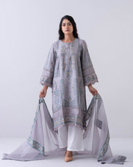 Smart Fit Printed Two-Piece Formal Ethnic Set