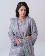 Smart Fit Printed Two-Piece Formal Ethnic Set