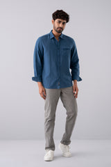 Regular Fit Solid Chinos