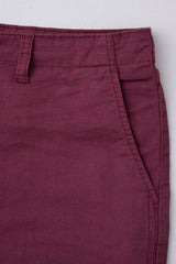 Regular Fit Solid Shorts