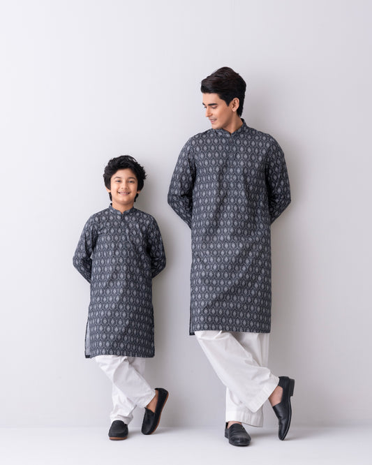Regular Fit Printed Panjabi