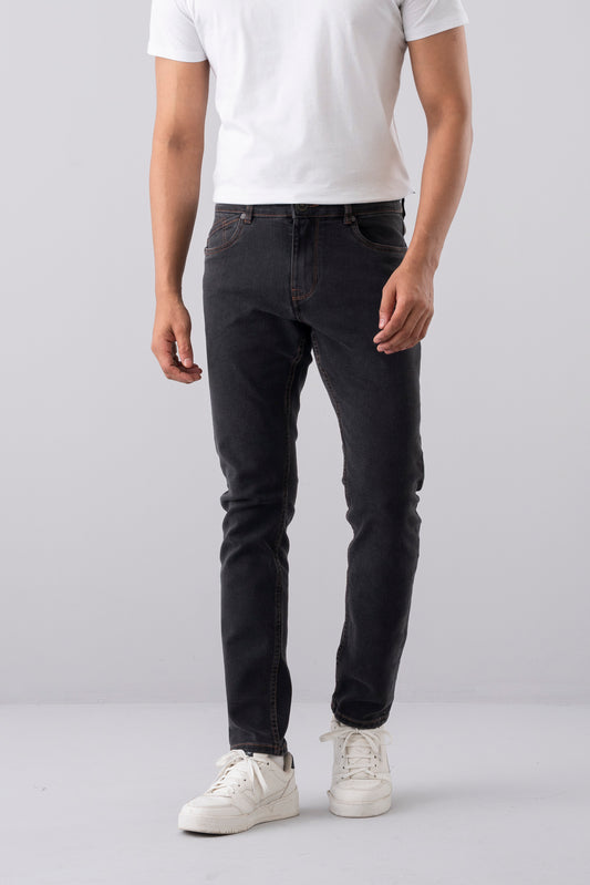 Slim Fit Black Jeans