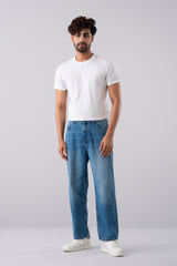 Baggy Fit Blue Jeans