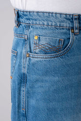 Baggy Fit Blue Jeans