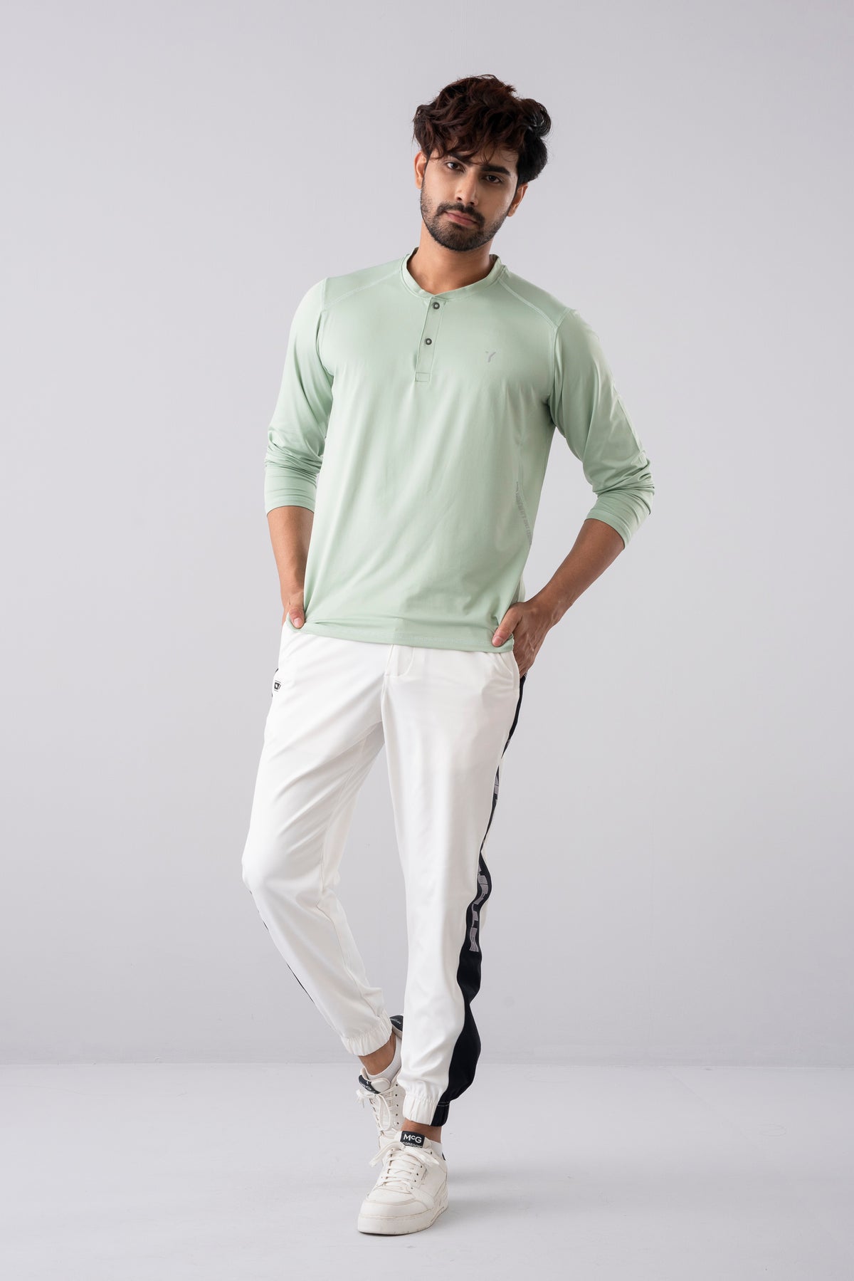 Regular Fit Henley T-Shirt - Athleisure