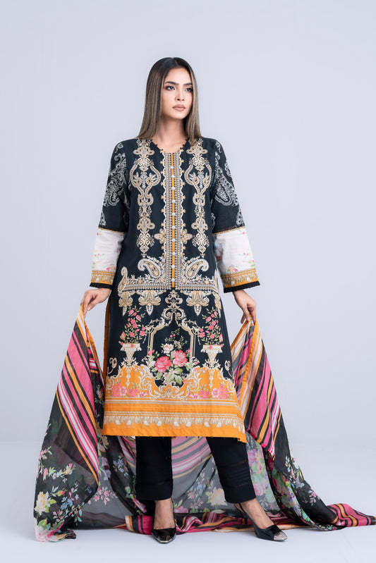 Ready-to-Wear Semi-Formal Three-Piece Lawn