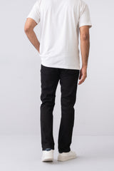 Straight Fit Black Jeans
