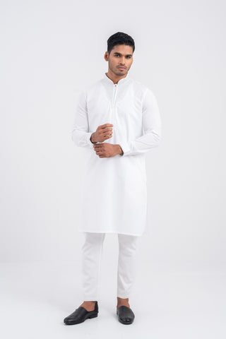 Premium White Formal Panjabi