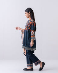 Princess Printed Three-Piece Lawn with Chiffon Dupatta (6-8 Years)