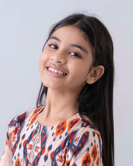Princess Printed Three-Piece Lawn with Chiffon Dupatta (2-4 Years)