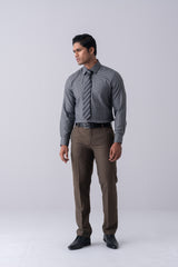 Regular Fit Jacquard Templeton Formal Shirt