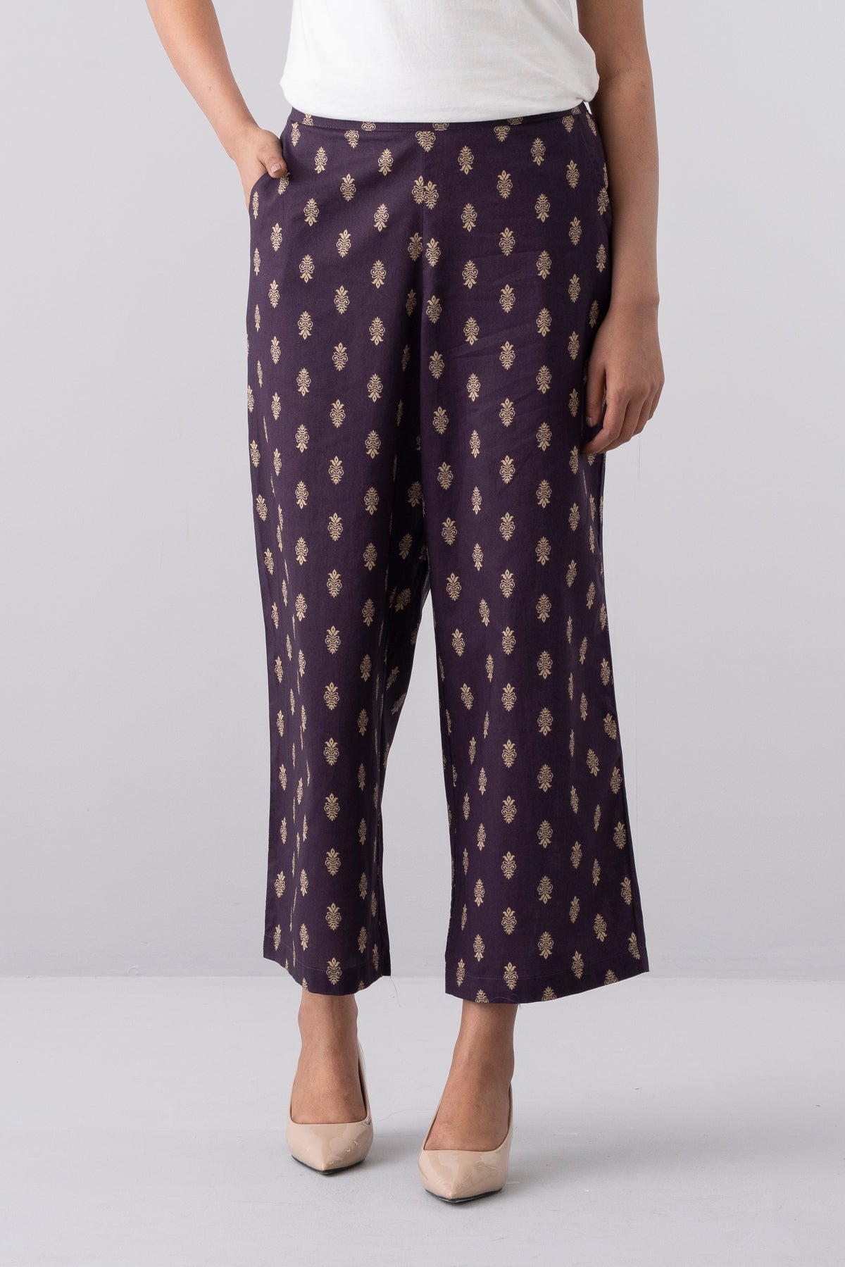Relaxed Fit Ethnic Pants