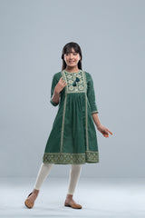 Junior Girls' Ethnic Top (10-14 Years)