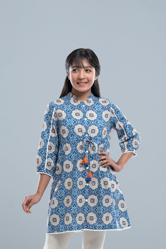 Junior Girls' Ethnic Top (10-14 Years)