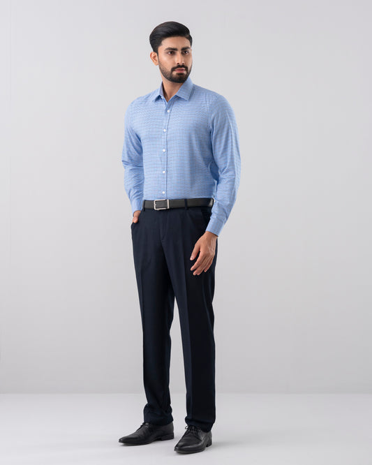 Slim Fit Dobby Weaved Templeton Formal Shirt