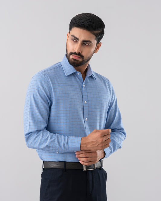 Slim Fit Dobby Weaved Templeton Formal Shirt