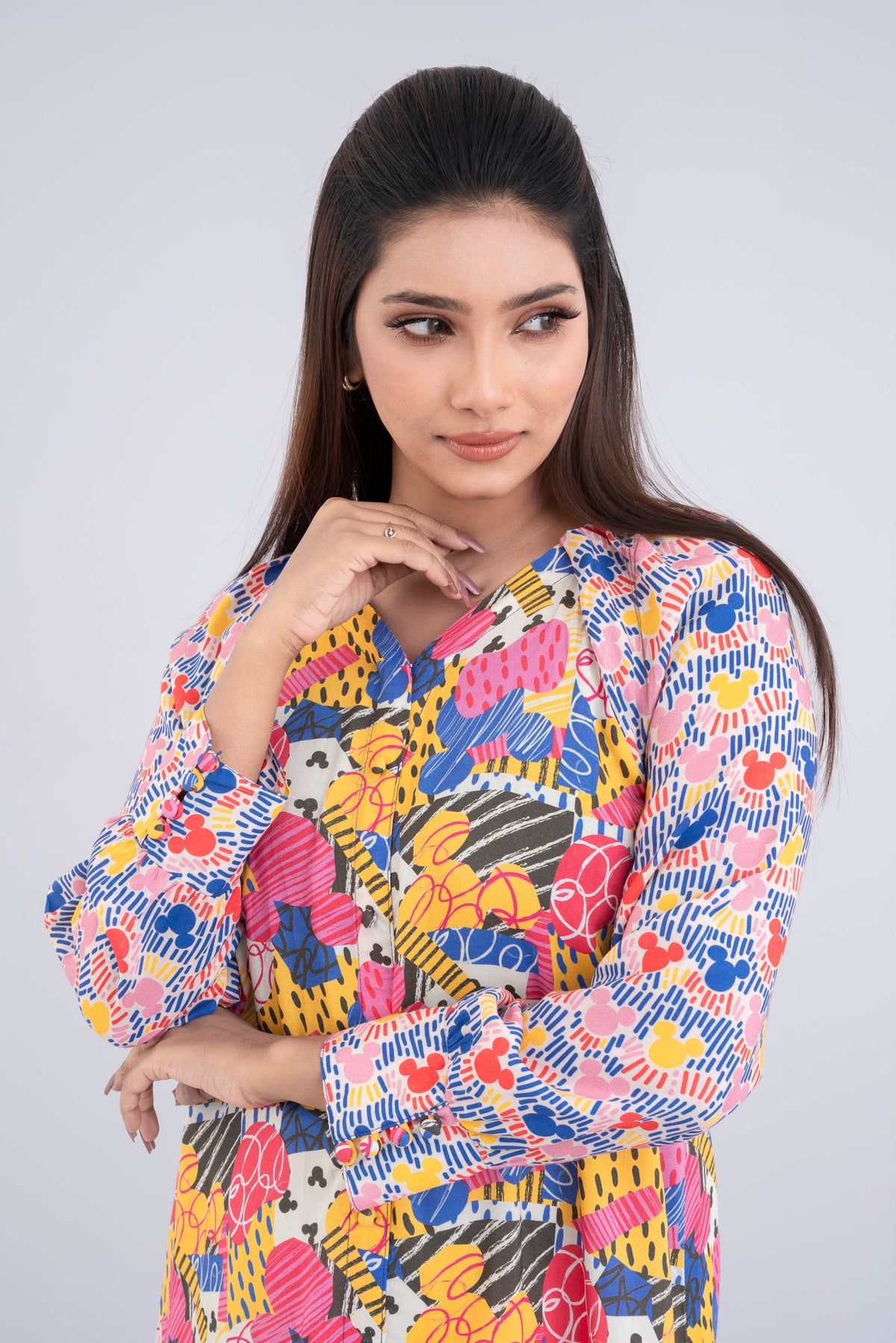 Digital Printed Viscose Ethnic Kurti