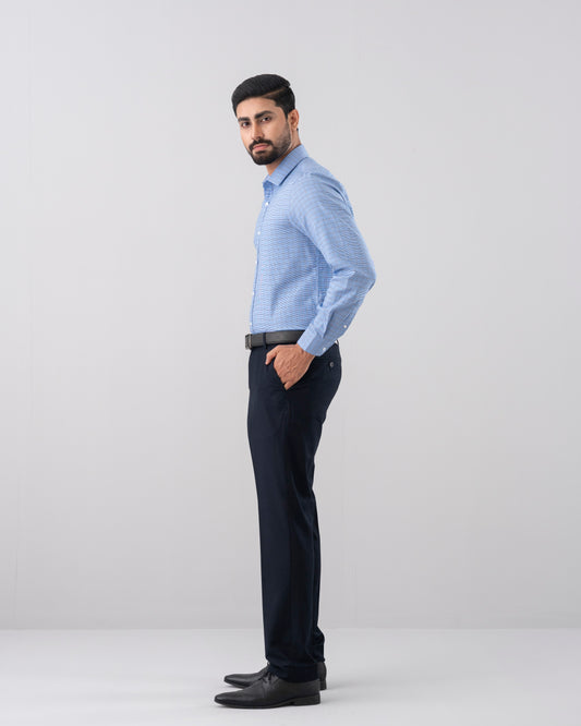 Slim Fit Dobby Weaved Templeton Formal Shirt