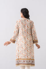 Smart Fit Digital Printed Three-Piece Lawn with Chiffon Dupatta