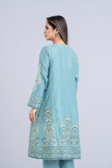 Ready-to-Wear Embroidered Three-Piece Formal Ethnic Set with Silk Dupatta