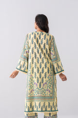 Relaxed Fit Digital Printed Three-Piece Lawn