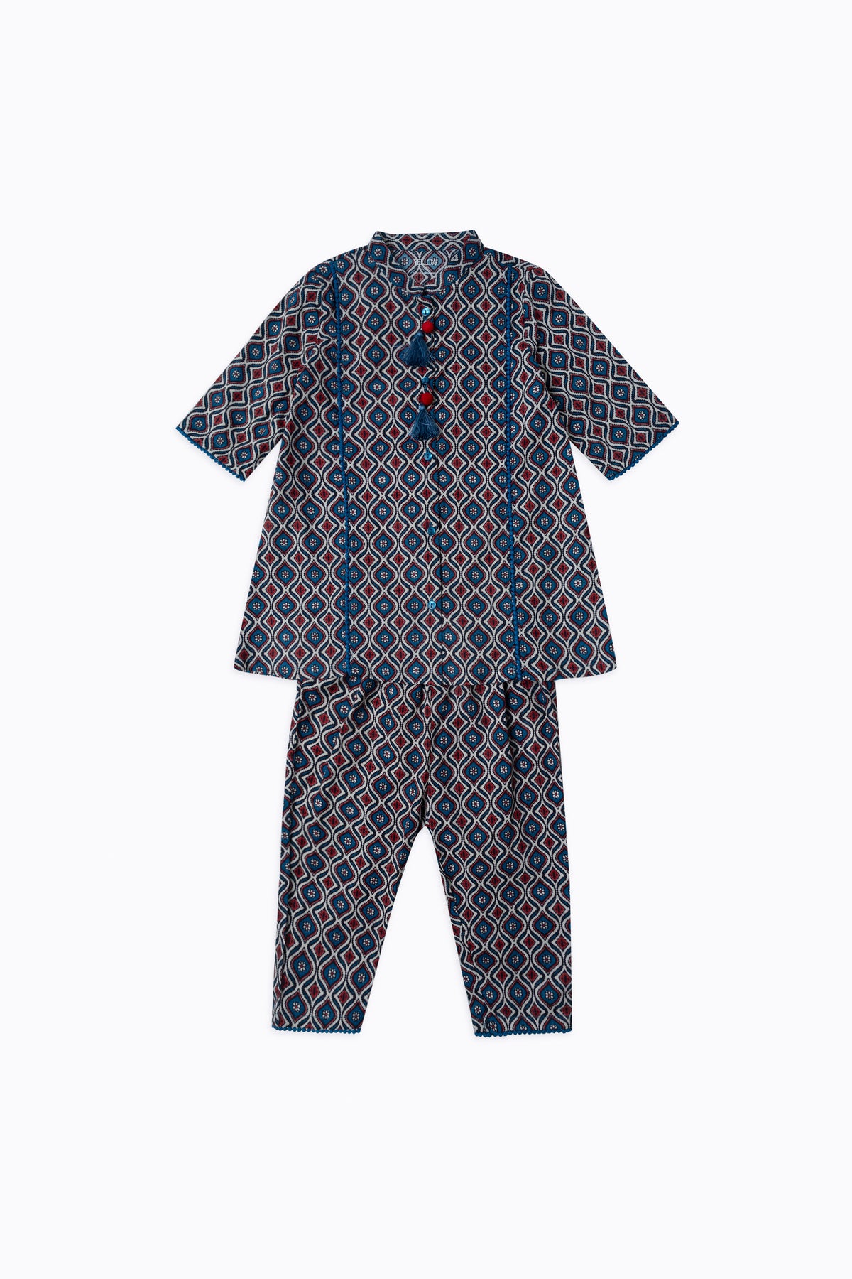 Newborn Girls' Ethnic Set (3-6 Months)