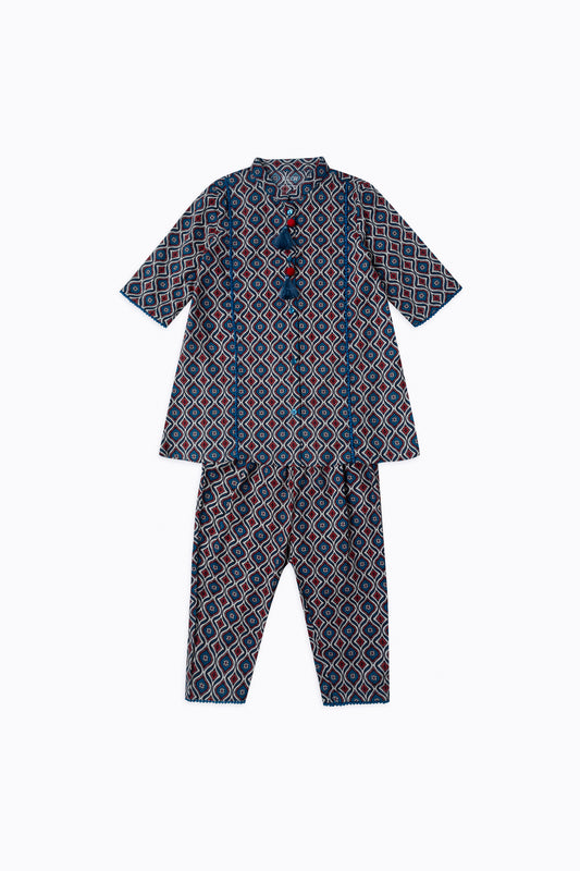 Newborn Girls' Ethnic Set (3-6 Months)