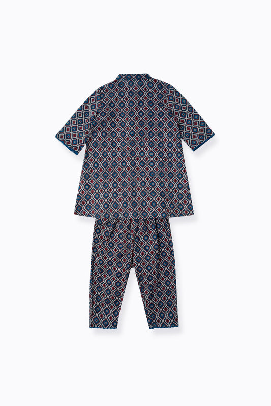 Newborn Girls' Ethnic Set (3-6 Months)