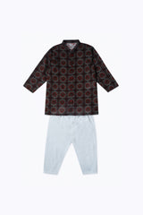 Newborn Boys' Panjabi Set (0-6 Months)