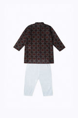 Newborn Boys' Panjabi Set (0-6 Months)