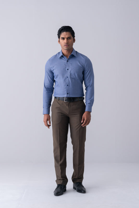 Slim Fit Houndstooth Templeton Formal Shirt