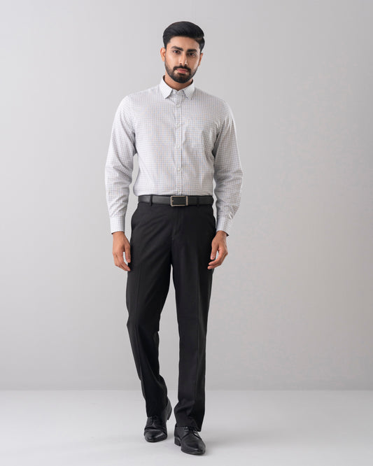 Regular Fit Micro Check Templeton Formal Shirt