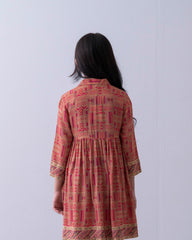 Girls' Printed Viscose Ethnic Top (6-8 Years)