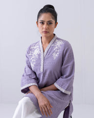 Relaxed Fit Embroidered Ethnic Kurti
