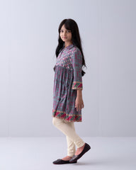 Girls' Printed Viscose Ethnic Top (2-4 Years)