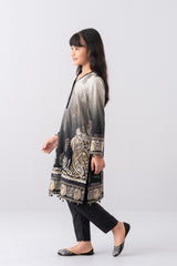 Smart Fit Printed Three-Piece Princess Lawn with Silk Dupatta (6-8 Years)