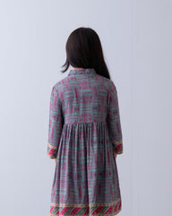 Girls' Printed Viscose Ethnic Top (6-8 Years)