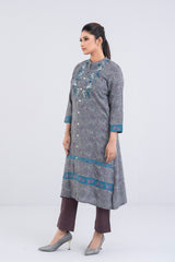 Long-Length Viscose Ethnic Kurta - One Piece