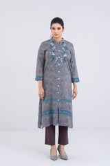 Long-Length Viscose Ethnic Kurta - One Piece