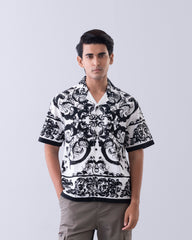 Relaxed Fit Floral Print Casual Shirt