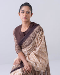 Digital Printed Cotton Saree