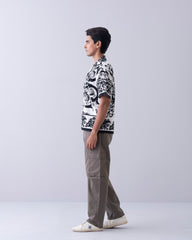 Relaxed Fit Floral Print Casual Shirt