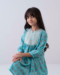 Princess Embroidered Ethnic Frock (6-8 Years)