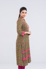 Long-Length Viscose Ethnic Kurta - One Piece